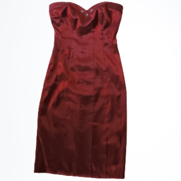 Le Chateau Dresses & Skirts - Le Chateau Women Red Cocktail Dress ( SIZE XXS )